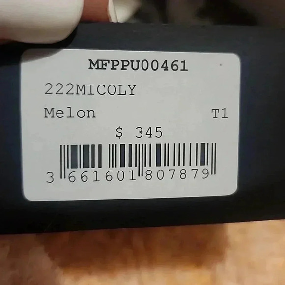 MAJE KNIT SWEATER SIZE 1 MELON COLOR - Picture 5 of 5